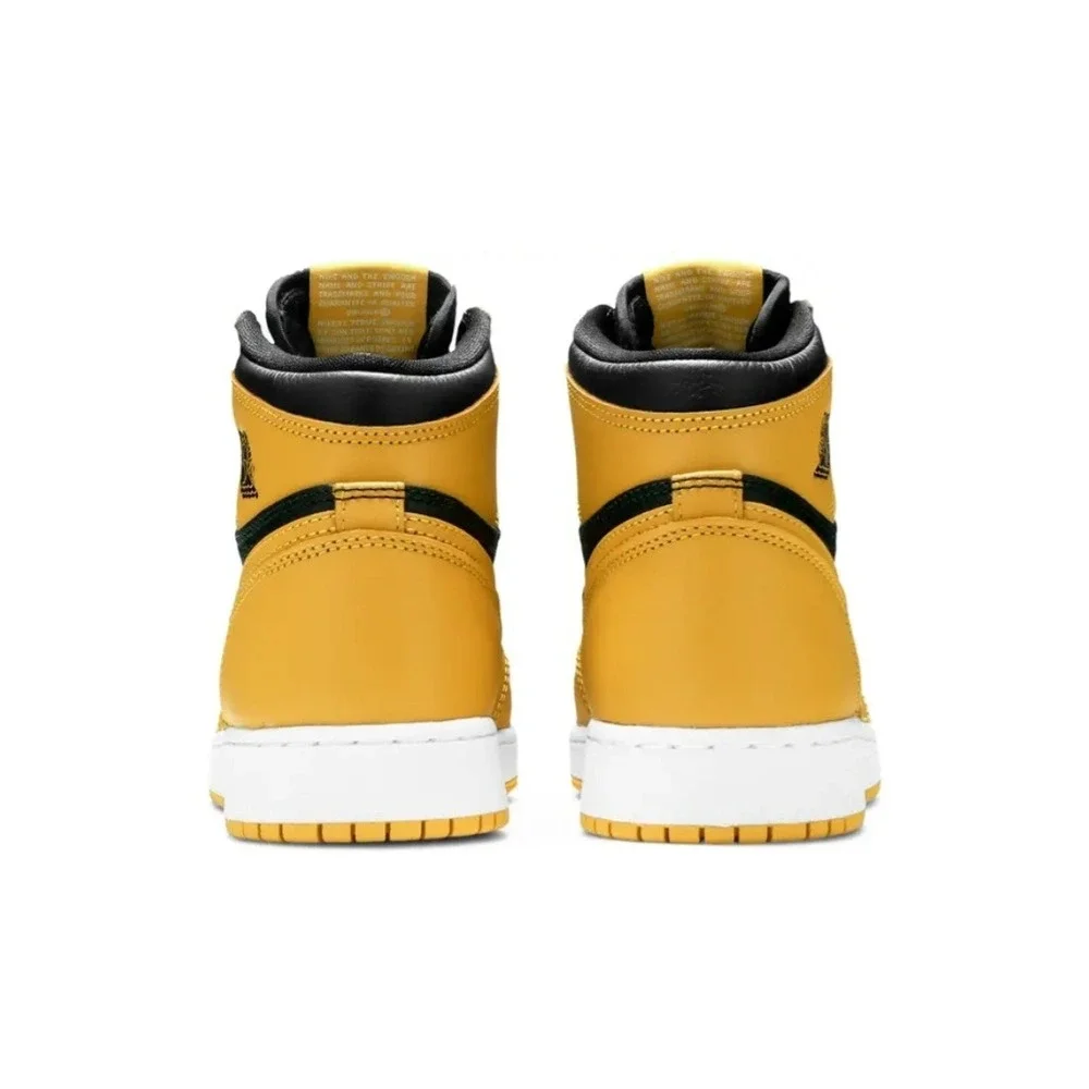 Nike Air Jordan 1 Retro High OG GS Pollen Yellow Black 575441-701 Size 5.5Y/ 7W